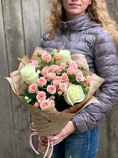 Букет цветов из:  Розы в Старая деревня